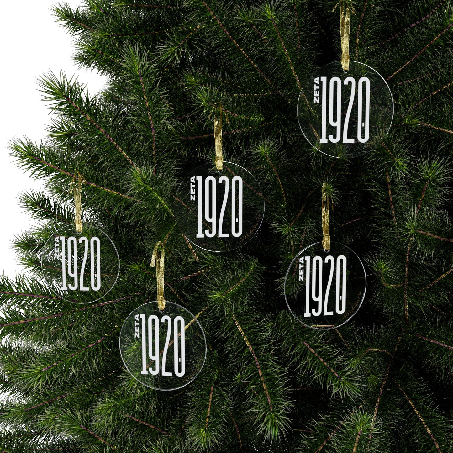Zeta Inspired Acrylic Christmas Ornaments