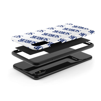 Phone Case - Soror White & Royal Blue