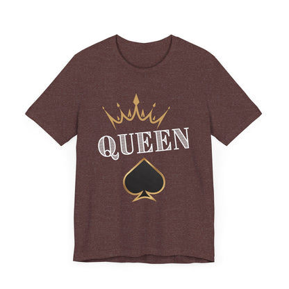Queen Spades Tee - Unisex Jersey Short Sleeve