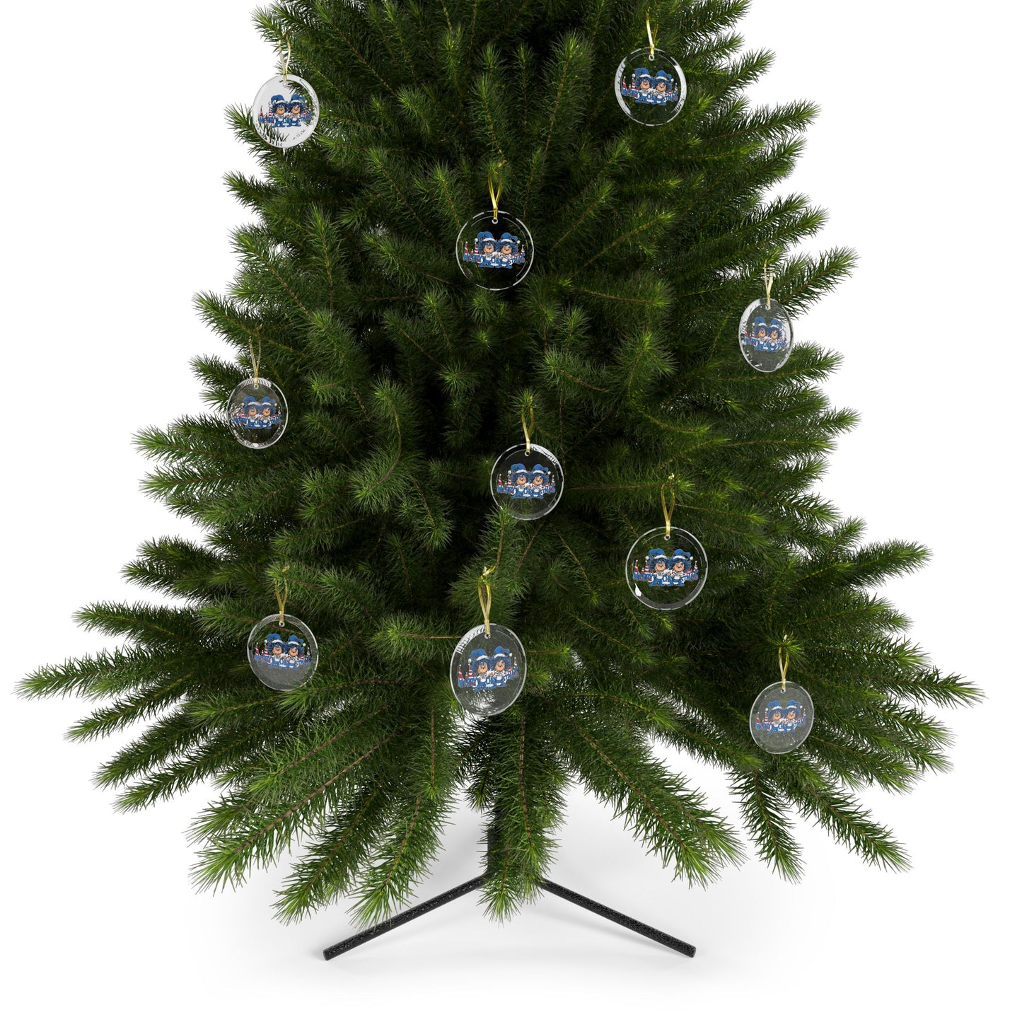 Glass Ornaments Merry Christmas from Thing 1 and 2