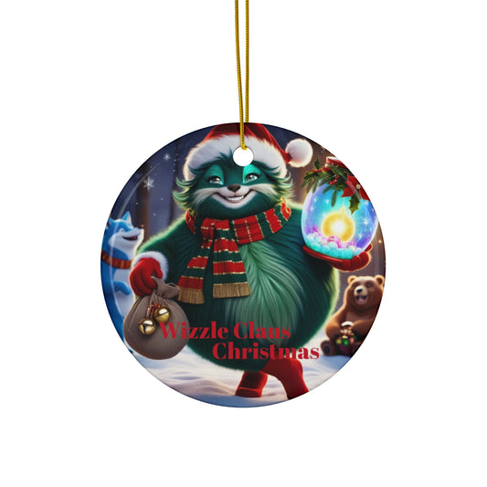 Ceramic Ornament- Wizzle Claus Christmas