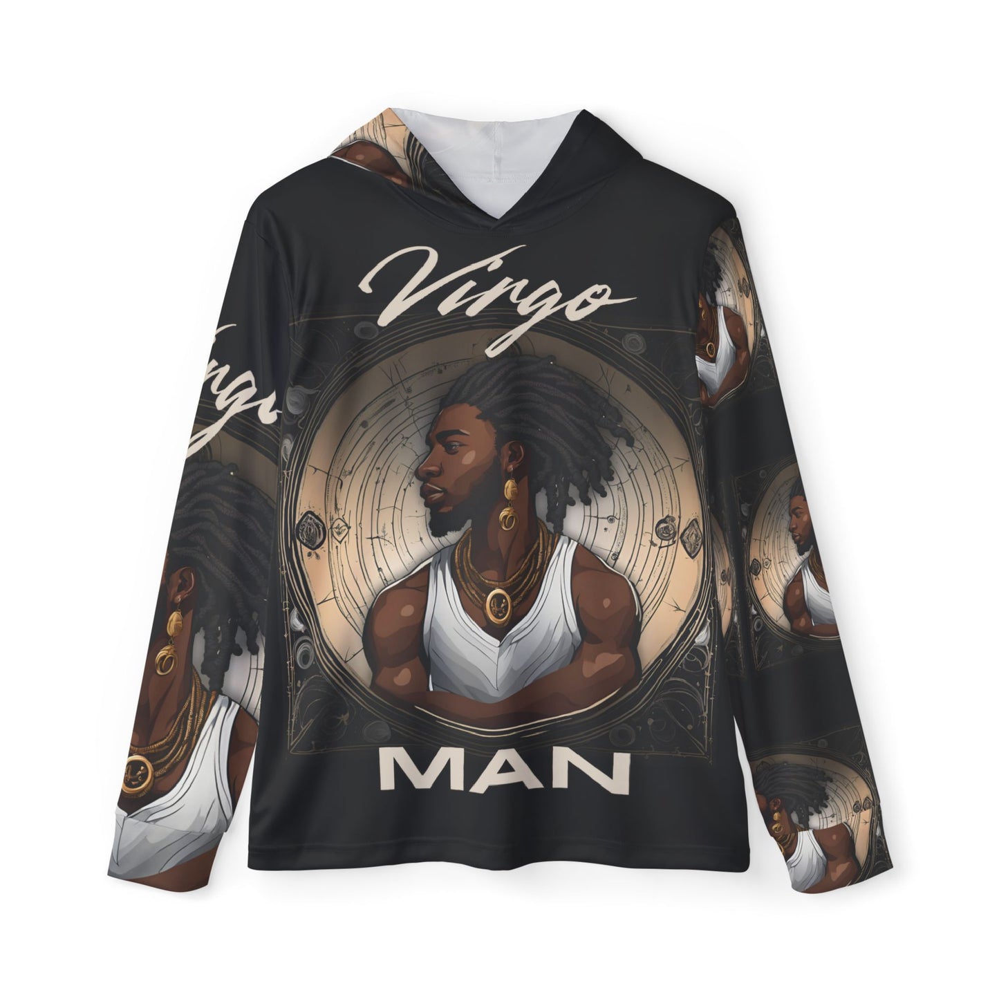 Virgo Man's Sports Warmup Hoodie