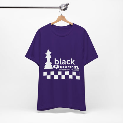 Black Queen Chess Tee - Unisex Jersey Short Sleeve