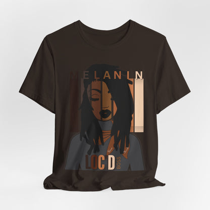 Melanin Loc'd Jersey Short Sleeve Tee