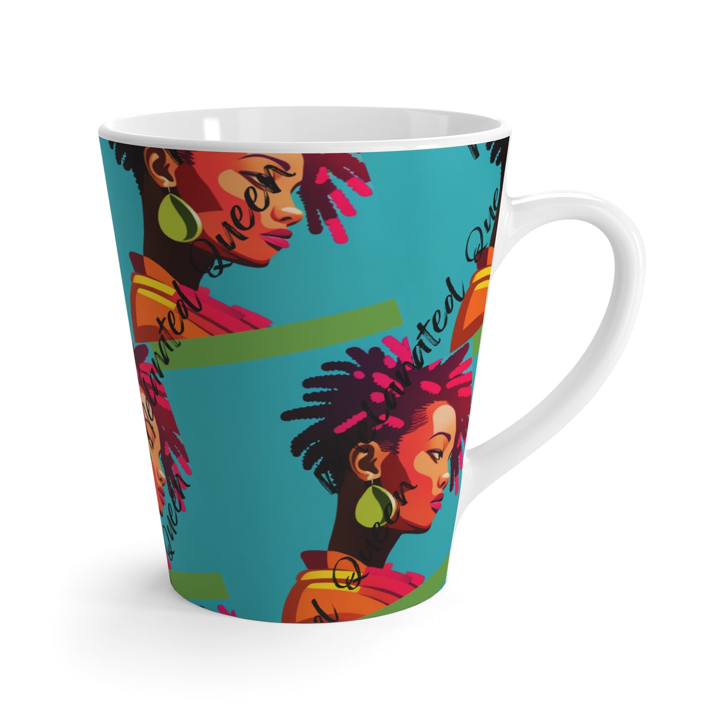 Melanated Queen Latte' Mug