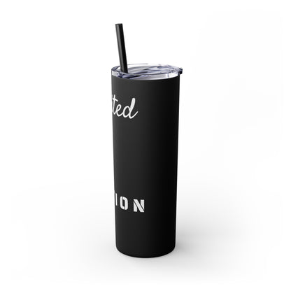 Limited Edition Customizable Skinny Tumbler with Straw, 20oz