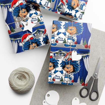 Wrapping Paper, Christmas Gift Wrap Papers with Sailor Santa Design, Nautical Holiday Decor, Festive Table Setting, DIY Gift