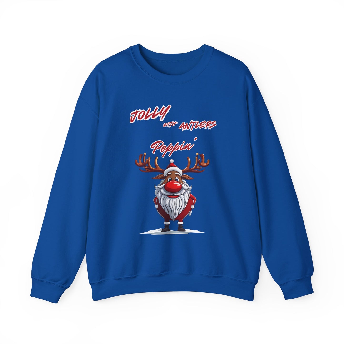 Christmas Antlers Crewneck Sweatshirt
