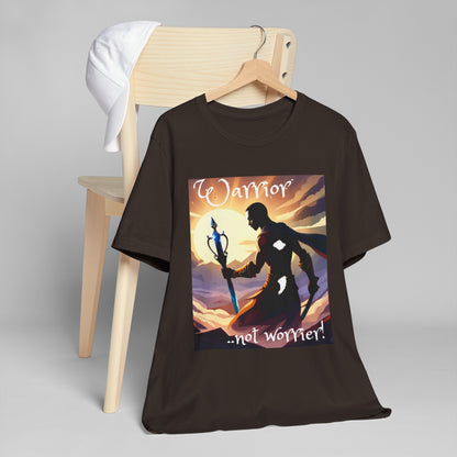 Warrior..Not Worrier.. Mental Health Awareness Unisex Jersey T-Shirt