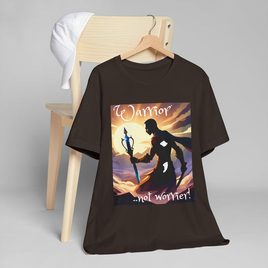Warrior..Not Worrier.. Mental Health Awareness Unisex Jersey T-Shirt