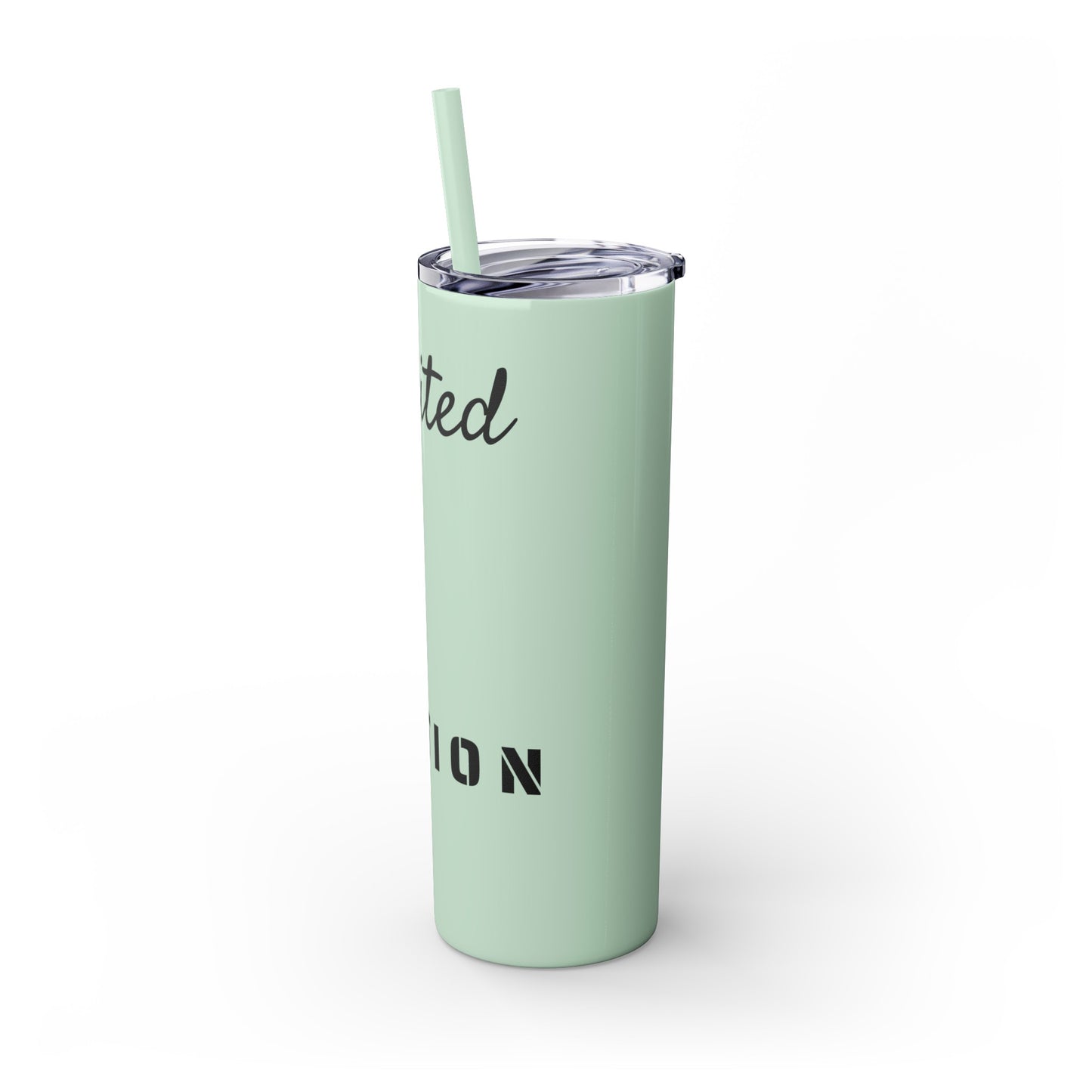 Limited Edition Customizable Skinny Tumbler with Straw, 20oz