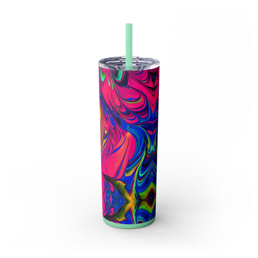 Can you Read My Mind Skinny Tumbler with Straw, 20oz