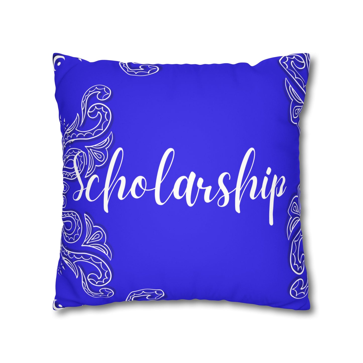 Scholarship 1920 Faux Suede Square Pillowcase