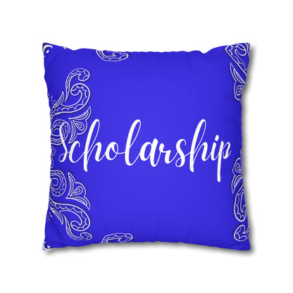 Scholarship 1920 Faux Suede Square Pillowcase