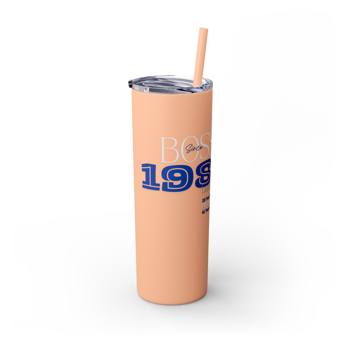 1983 Born Skinny Tumbler with Straw, 20oz