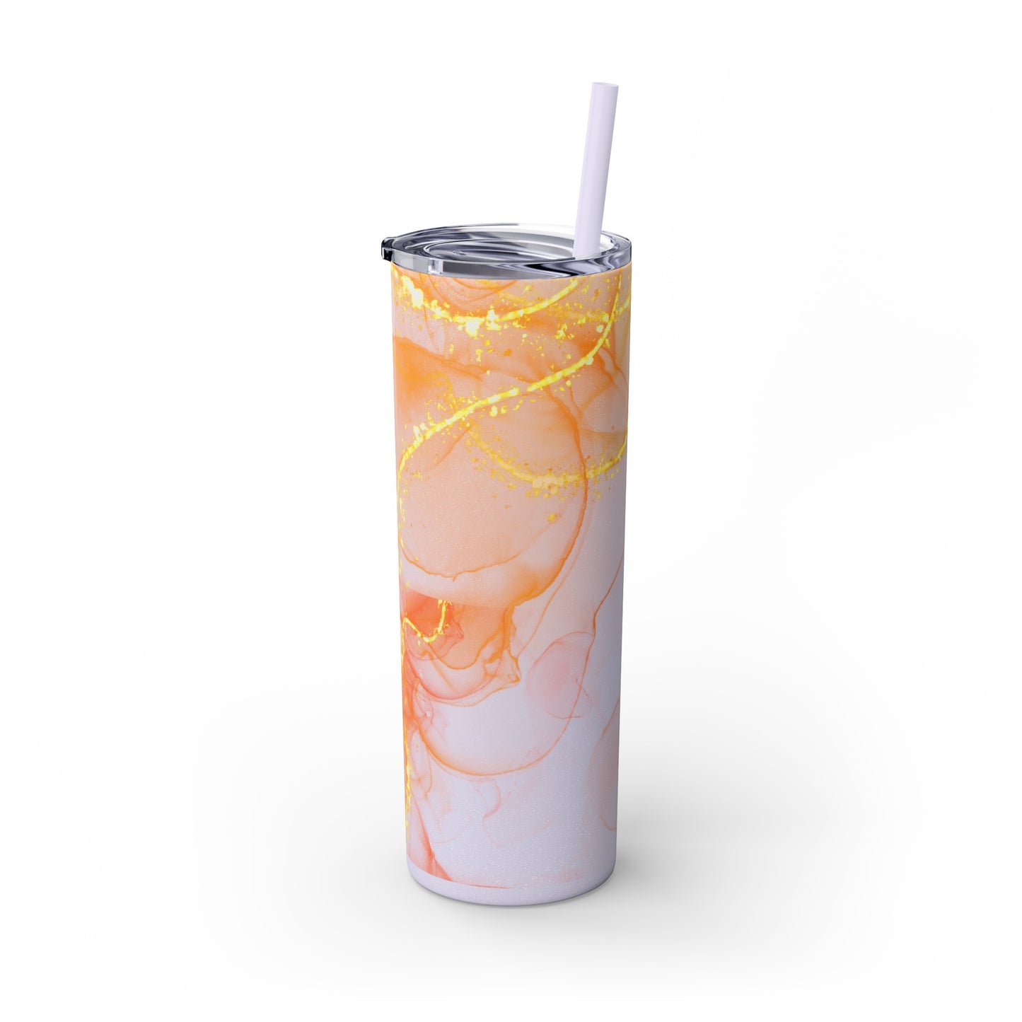 Fire  Skinny Tumbler with Straw, 20oz Model# 051701