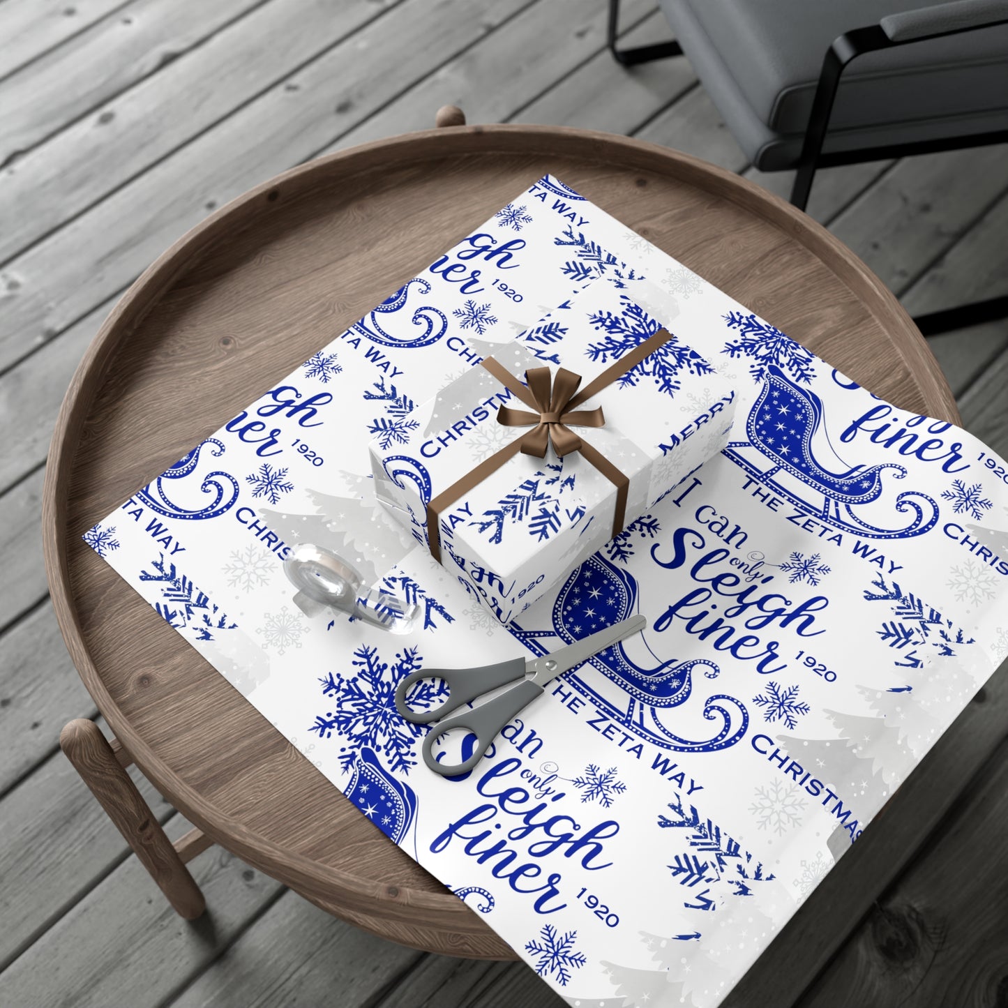 Gift Wrap Papers- Sleigh Finer