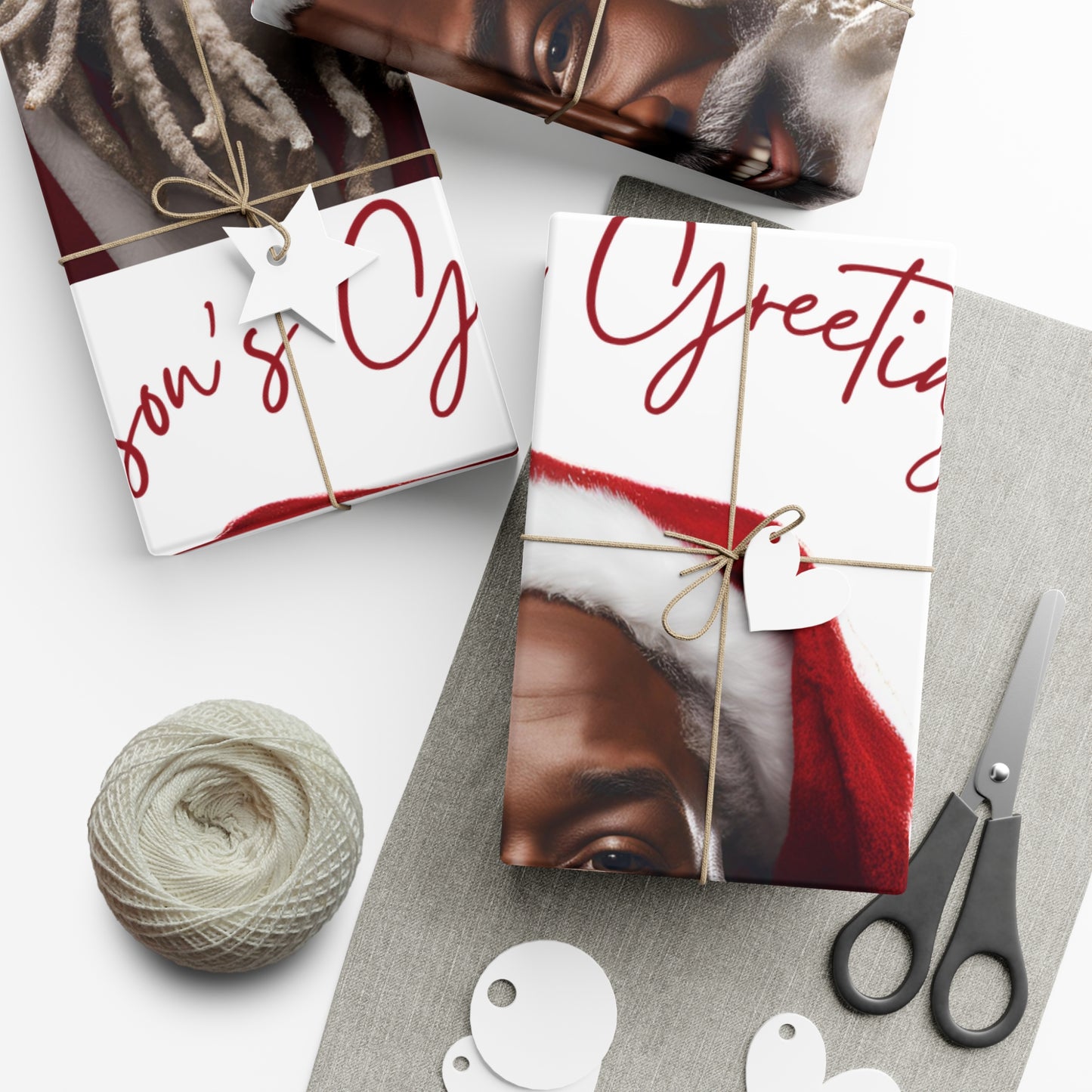 Gift Wrap-African American Inspires Seasons Greetings