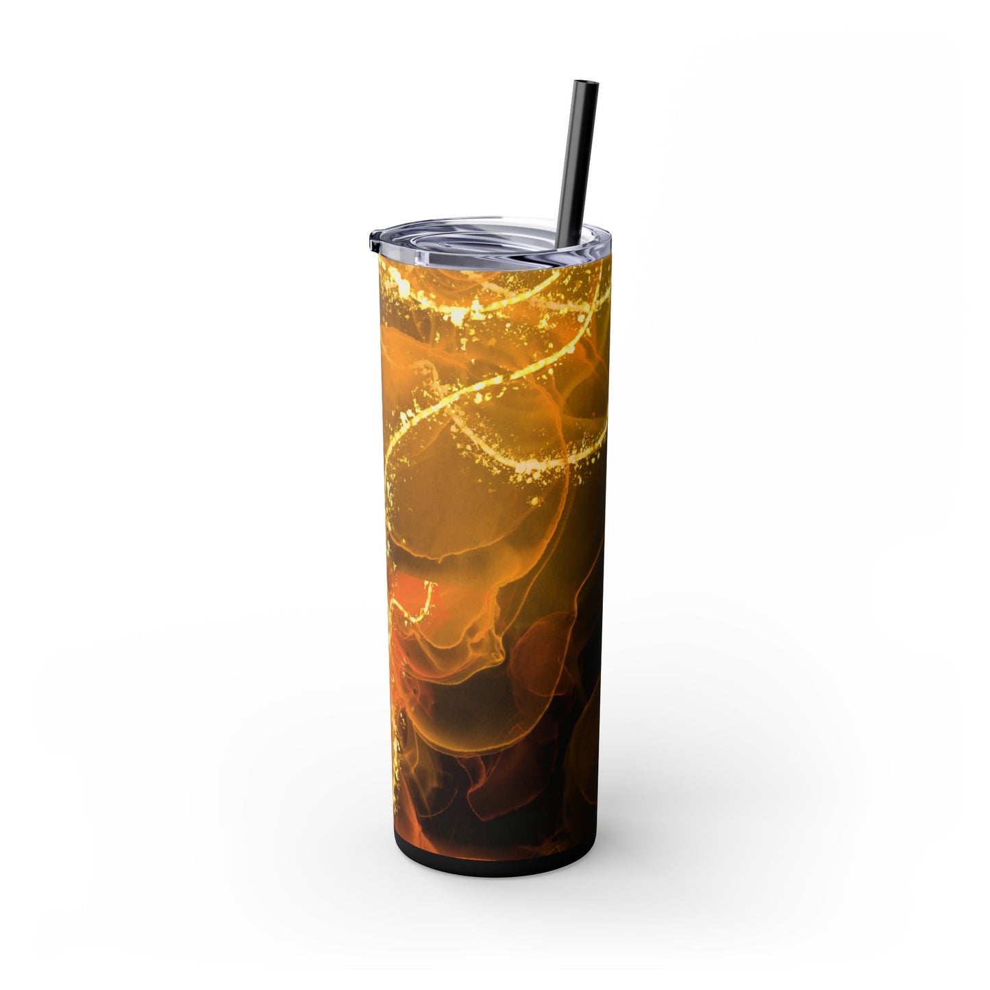 Fire  Skinny Tumbler with Straw, 20oz Model# 051701