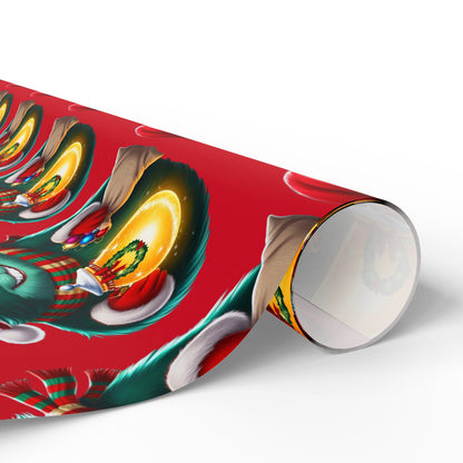 Wrapping Papers, Festive Wizzle Claus Holiday Gift Wrap, Christmas Wrapping Sheets, Winter Magical Gift Wrap, Holiday Cheer