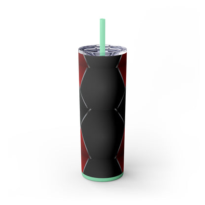 DANGER Skinny Tumbler with Straw, 20oz