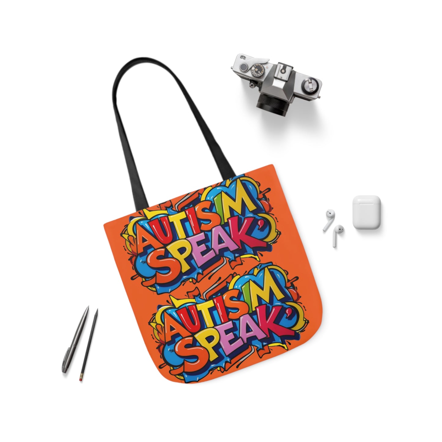 Autism Awareness Canvas Tote Bag,