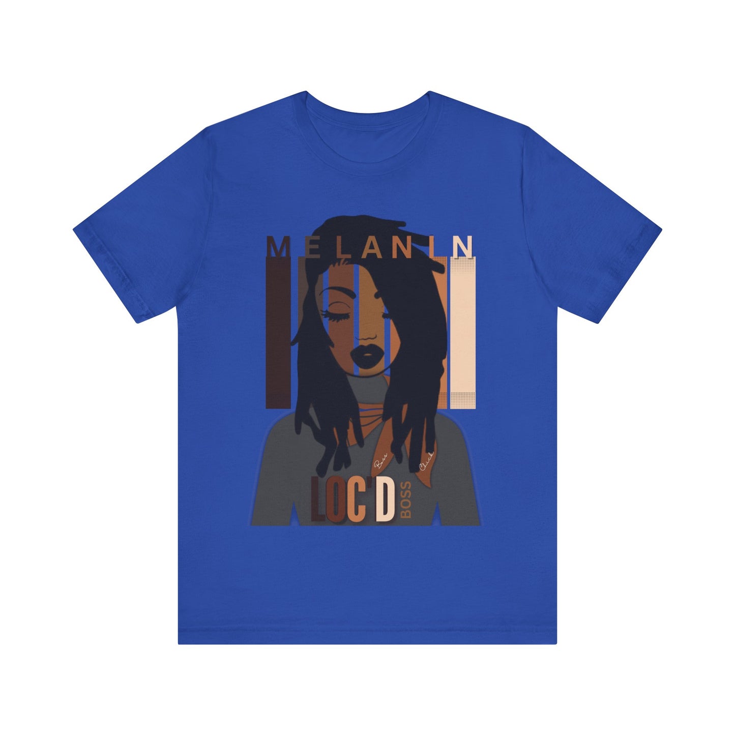 Melanin Loc'd Jersey Short Sleeve Tee