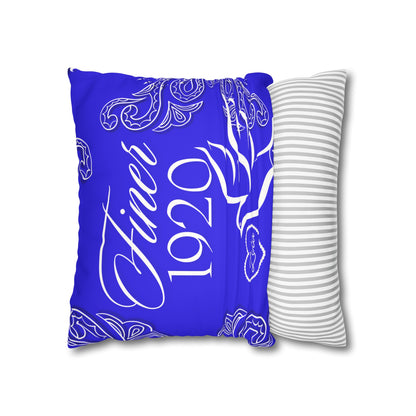 FinerWomanhood 1920 Faux Suede Square Pillowcase