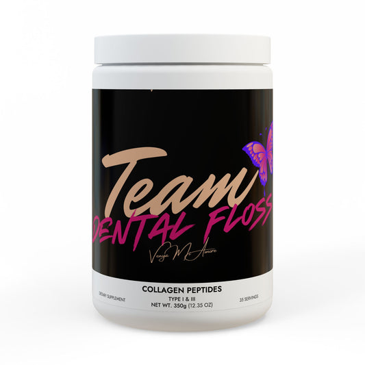 Team Dental Floss Collagen Peptides Type I & III Supplement (350g, 12.3oz)