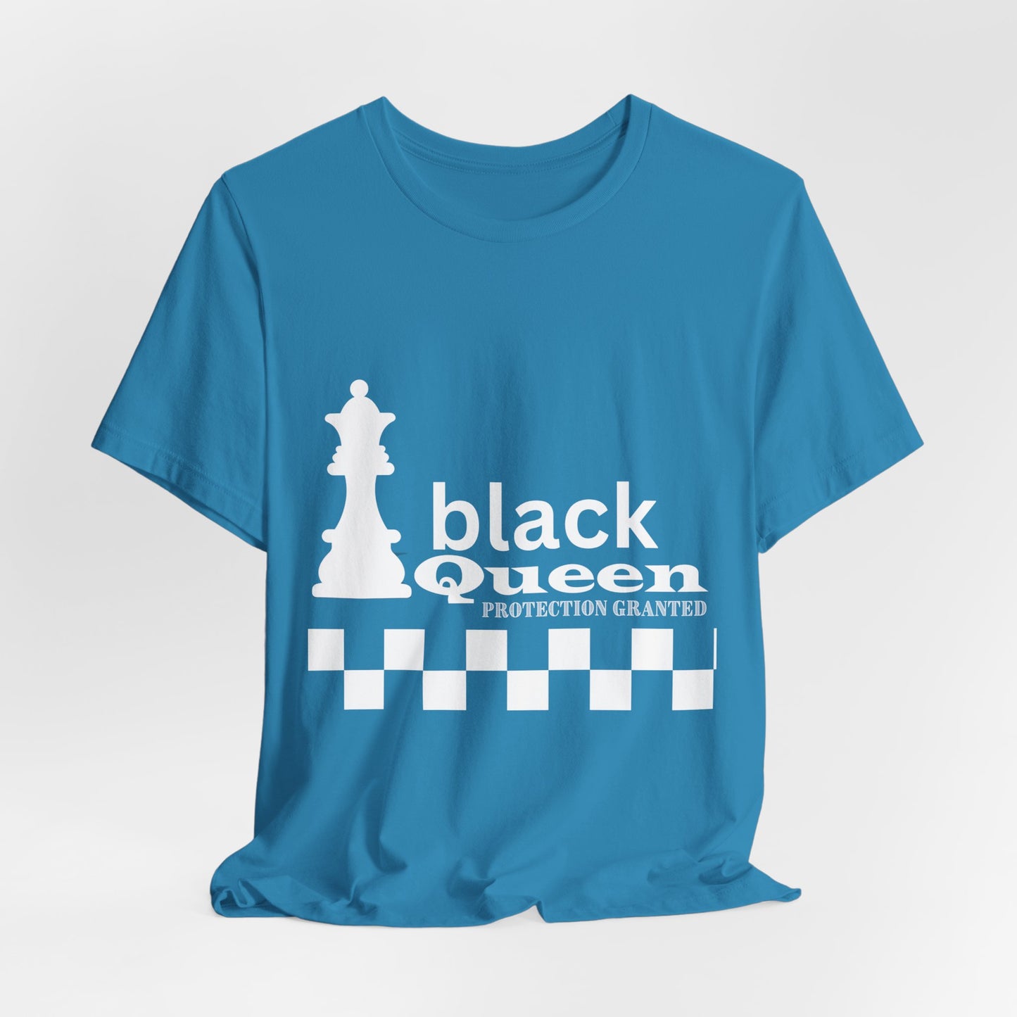 Black Queen Chess Tee - Unisex Jersey Short Sleeve