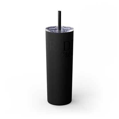 Bride Crew Skinny Tumbler with Straw, 20oz
