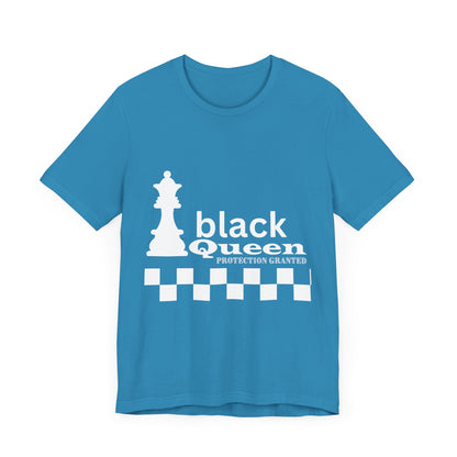 Black Queen Chess Tee - Unisex Jersey Short Sleeve