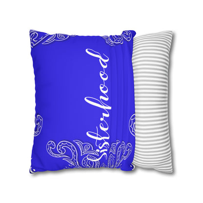Sister Hood 1920 Faux Suede Square Pillowcase