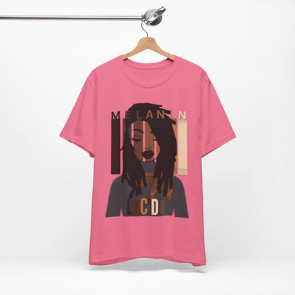 Melanin Loc'd Jersey Short Sleeve Tee