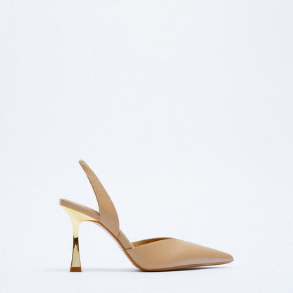 PU Leather Point Toe Stiletto Heel Pumps-VMA Specialties Boutique