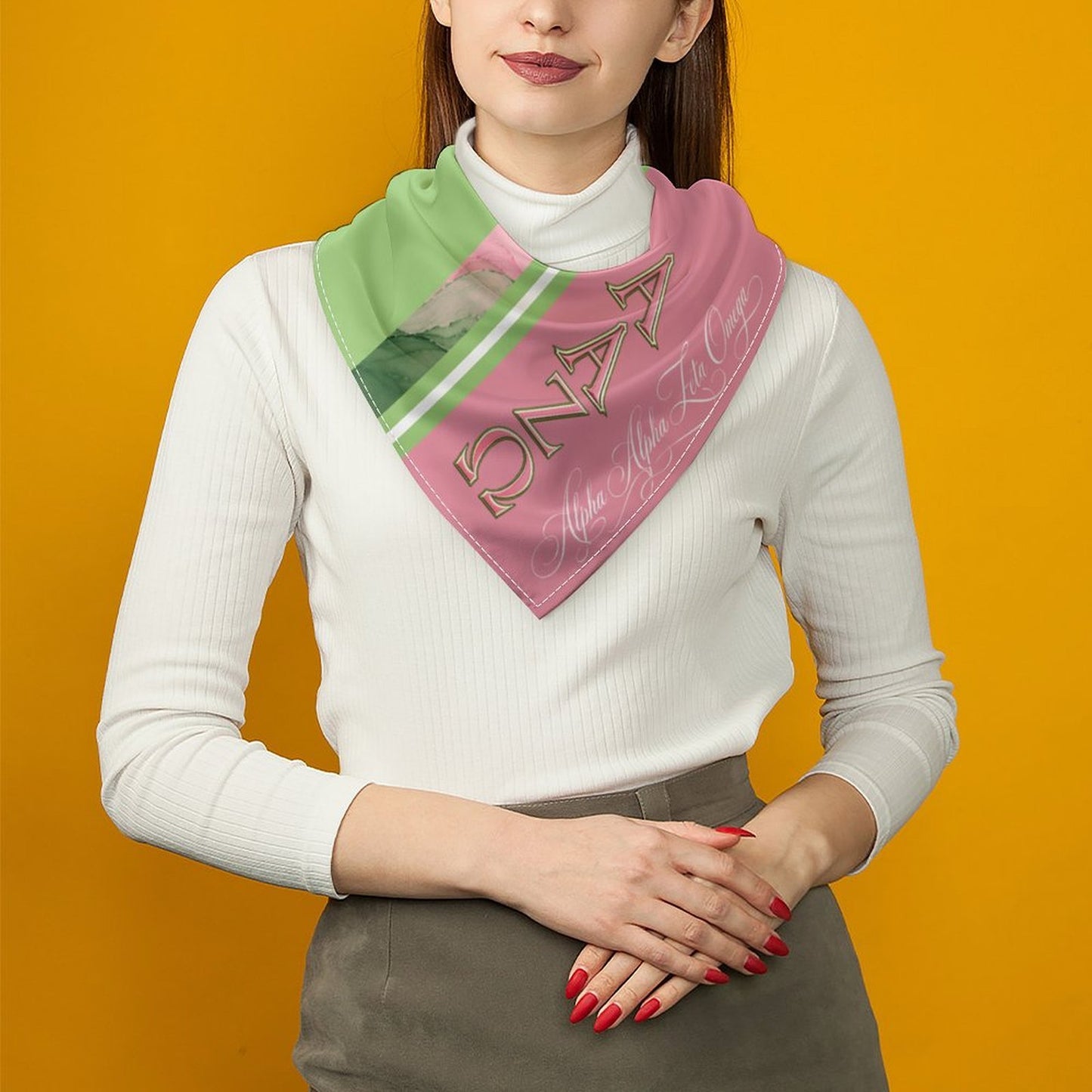 Pink Mosaic Scarf