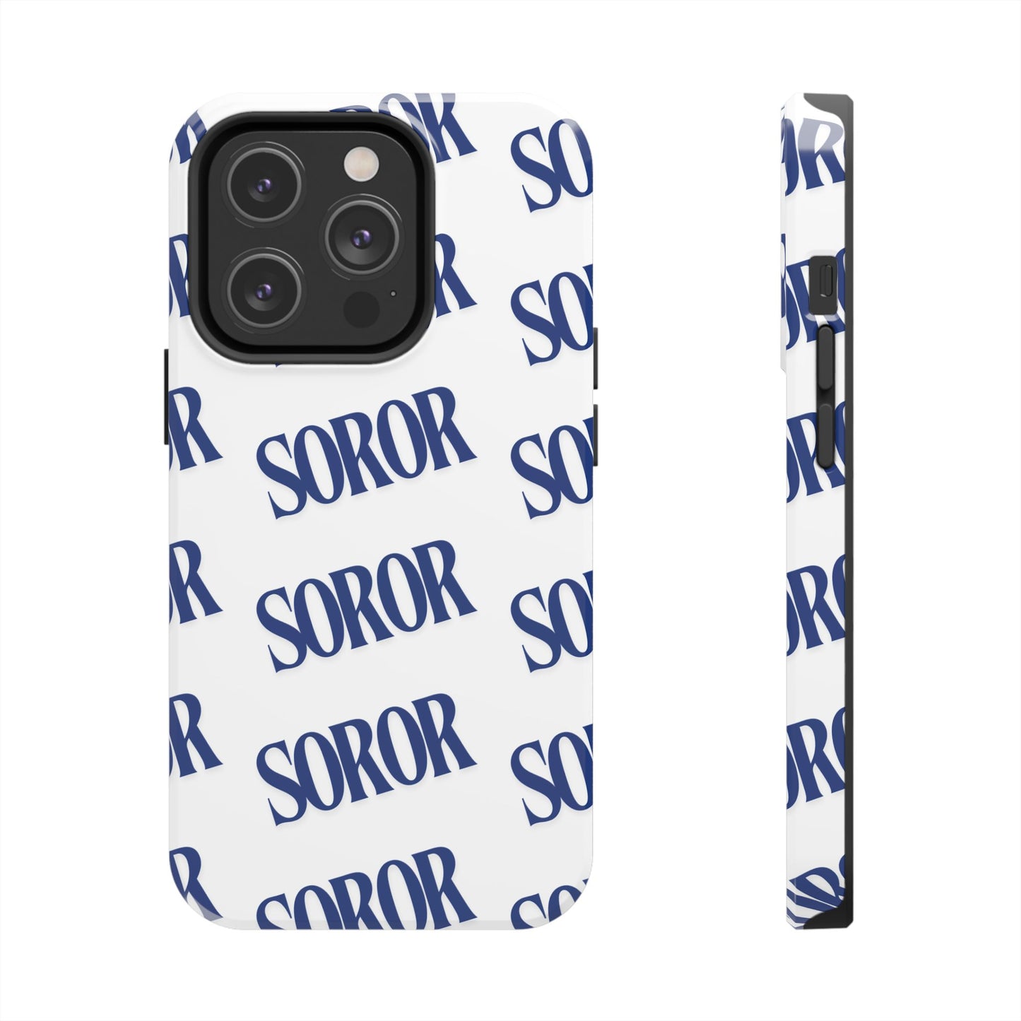 Phone Case - Soror White & Royal Blue
