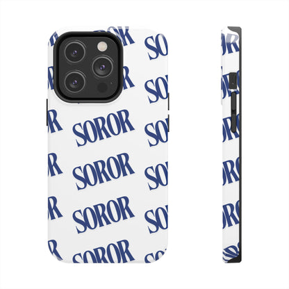 Phone Case - Soror White & Royal Blue