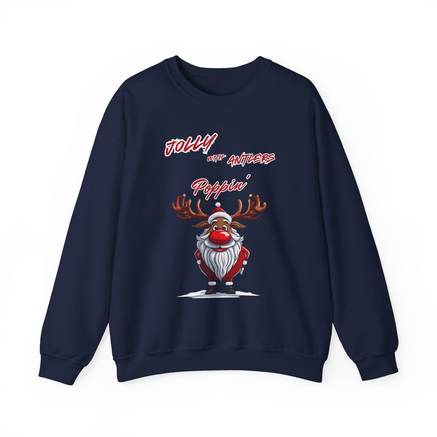 Christmas Antlers Crewneck Sweatshirt