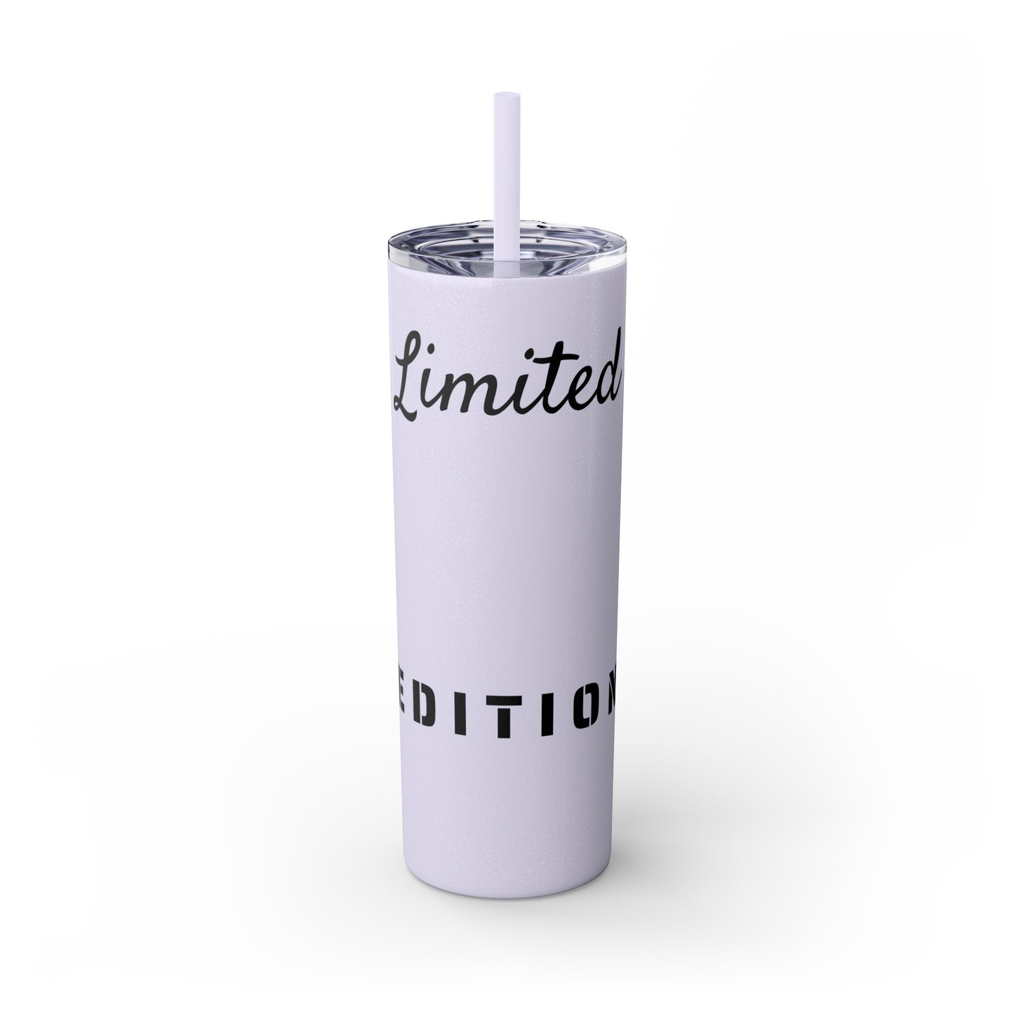 Limited Edition Customizable Skinny Tumbler with Straw, 20oz