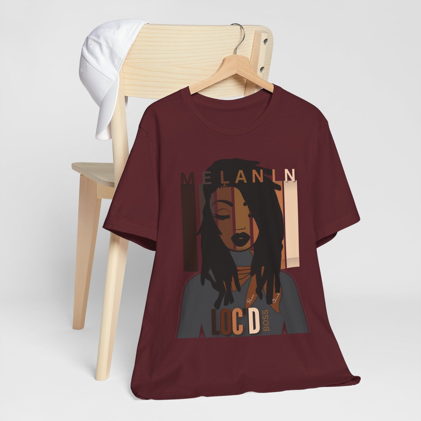 Melanin Loc'd Jersey Short Sleeve Tee