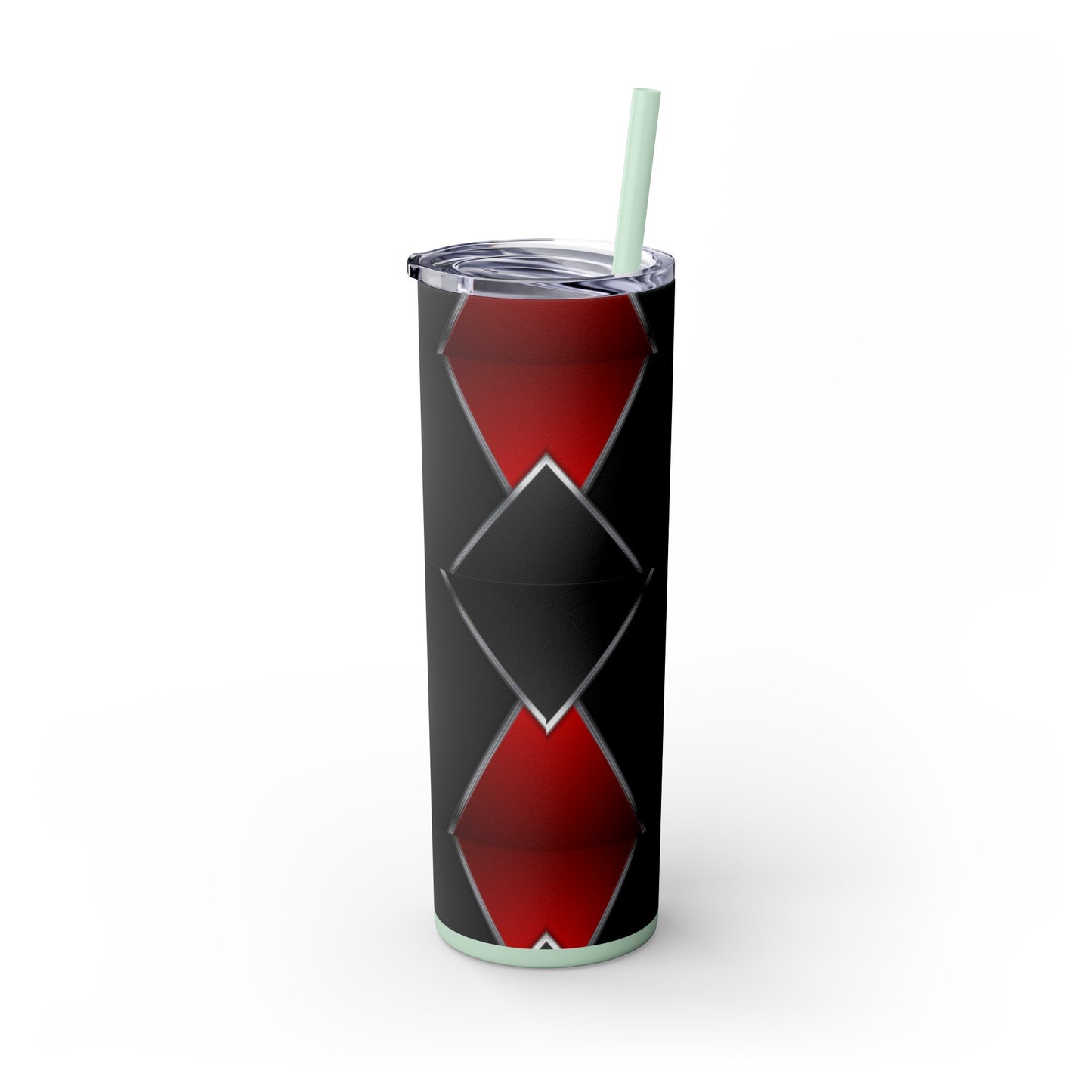 DANGER Skinny Tumbler with Straw, 20oz