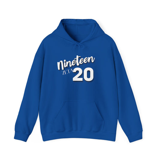 Zeta Founding Year Royal Blue Hoodie - 122025