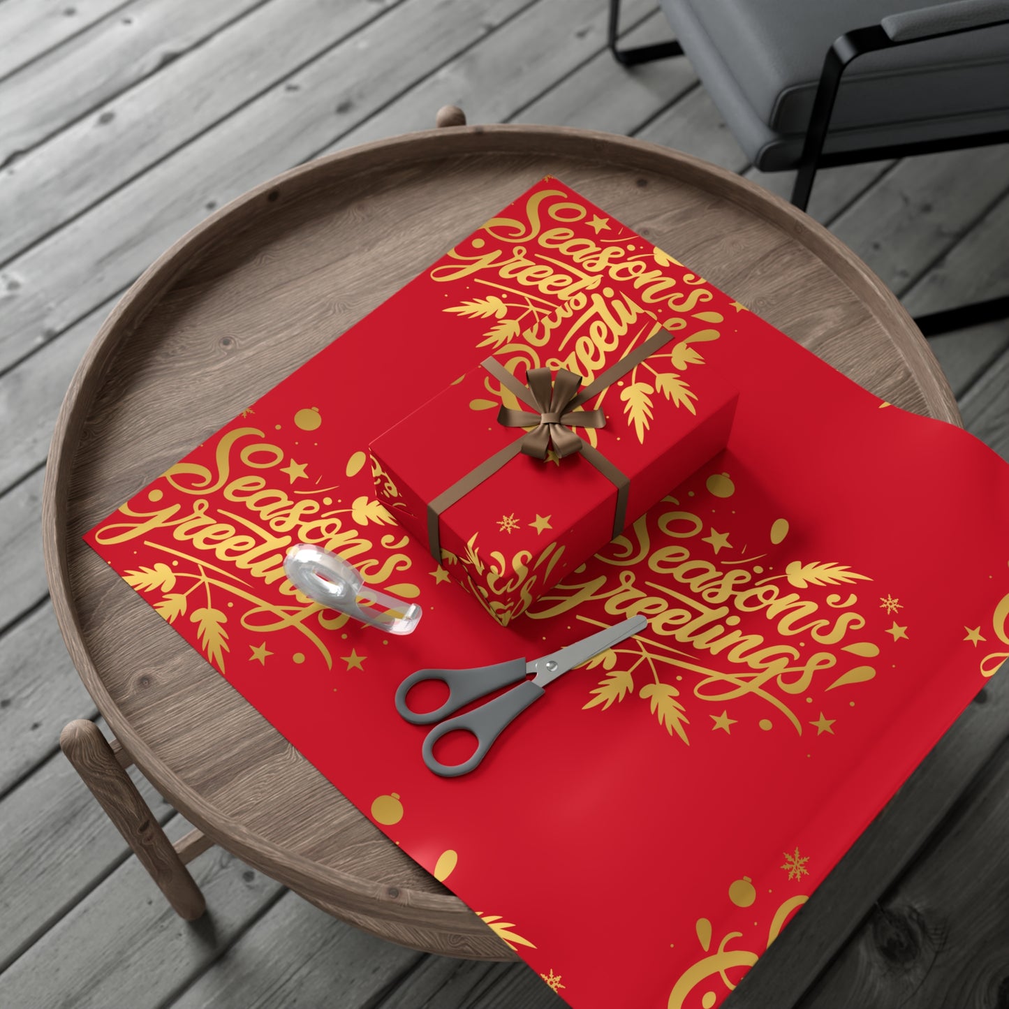 Gift Wrap-African American Inspired Season Greetings