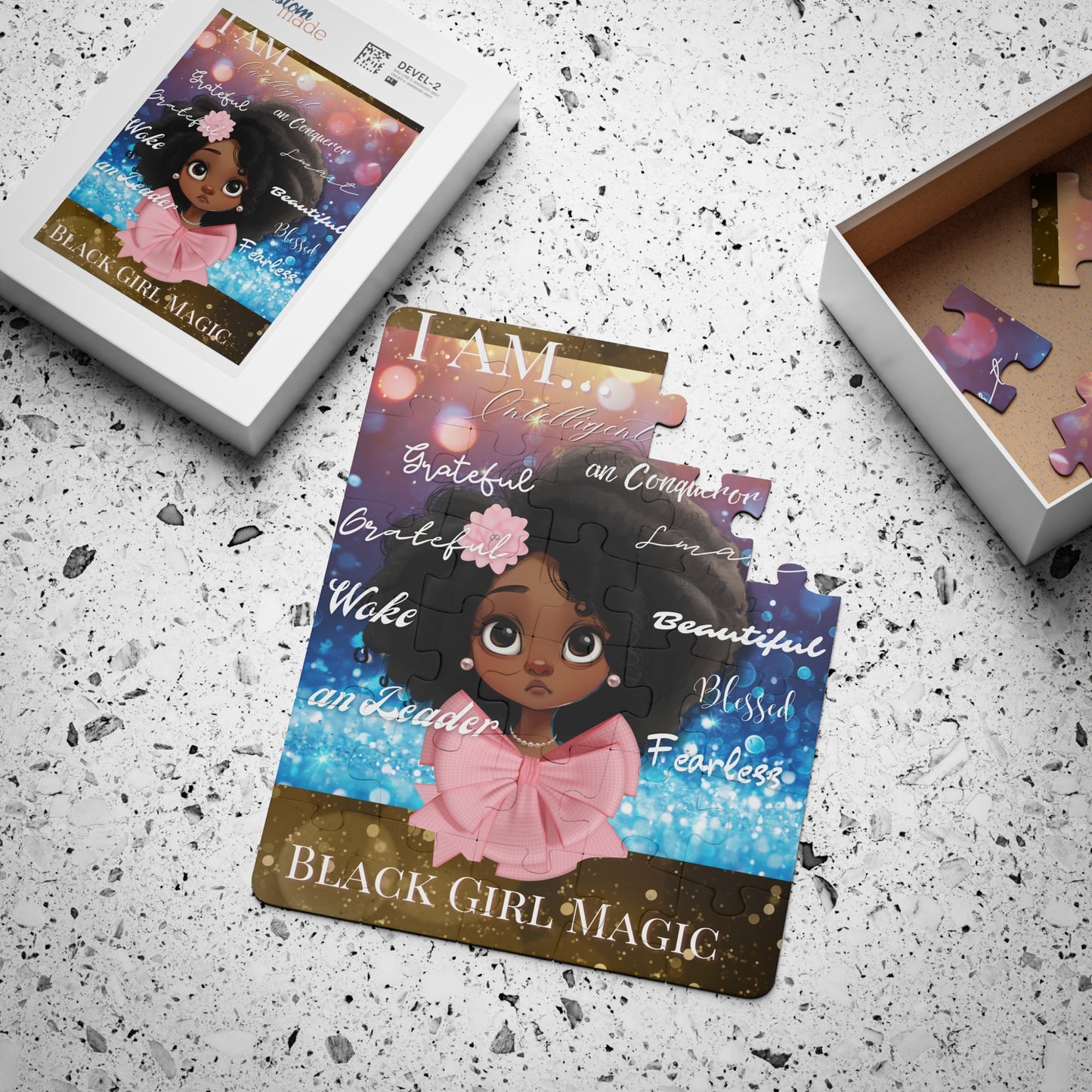 I AM Black Girl Magic Kids' Puzzle, 30-Piece