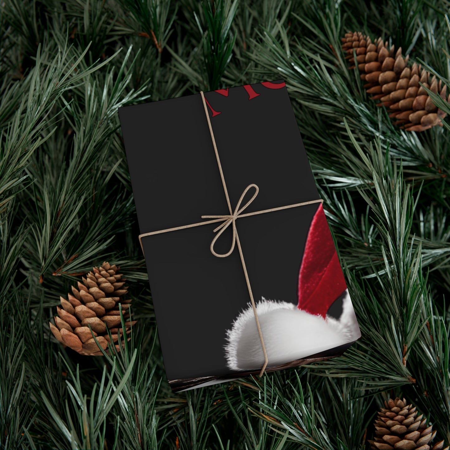 Merry Christmas  African American Inspired Santa Clause -Gift Wrap