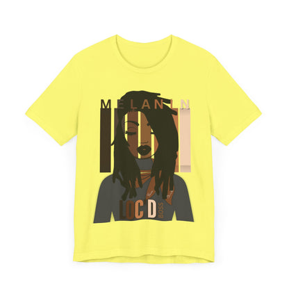 Melanin Loc'd Jersey Short Sleeve Tee