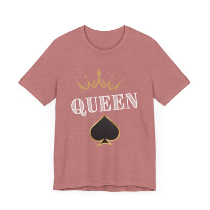 Queen Spades Tee - Unisex Jersey Short Sleeve