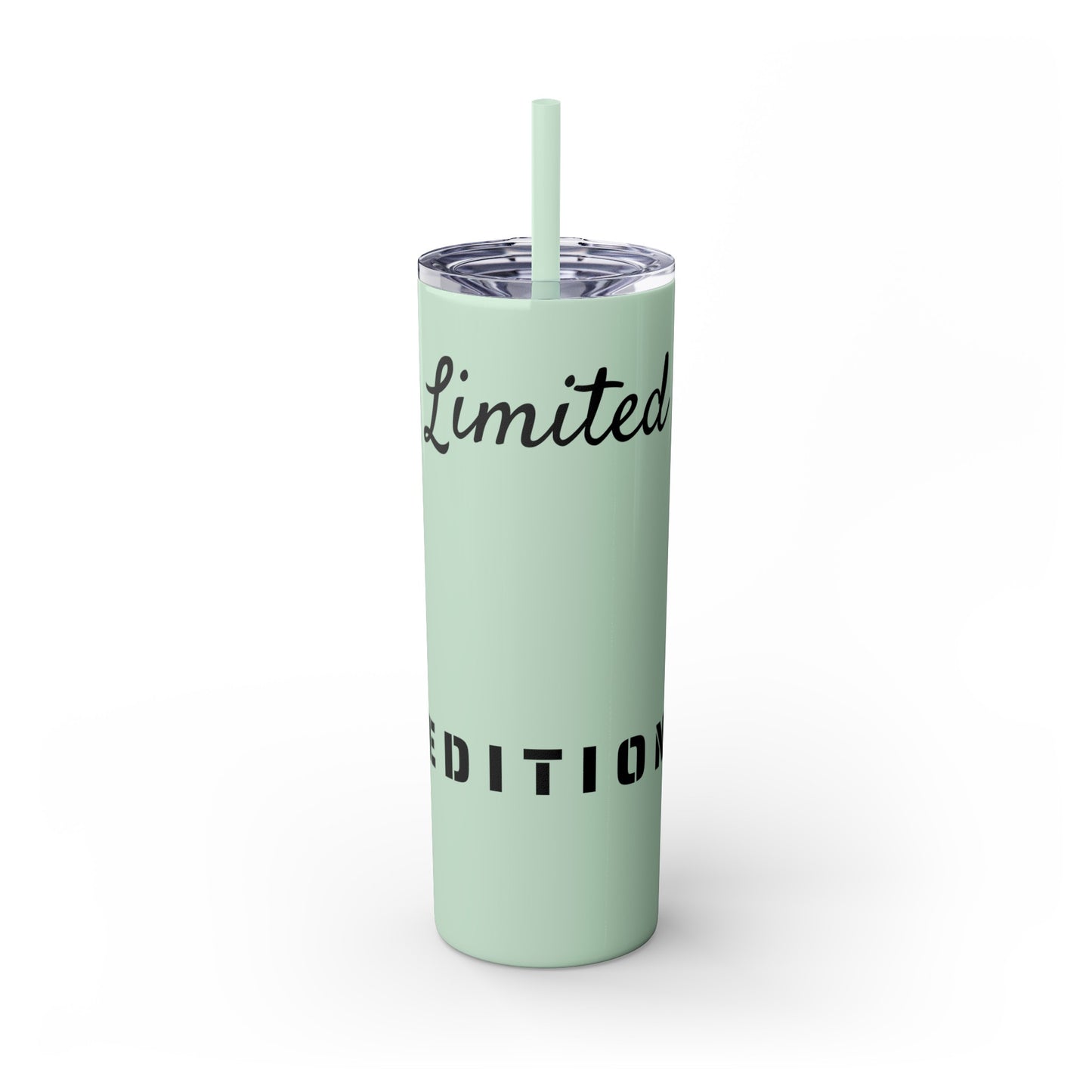 Limited Edition Customizable Skinny Tumbler with Straw, 20oz