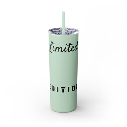 Limited Edition Customizable Skinny Tumbler with Straw, 20oz